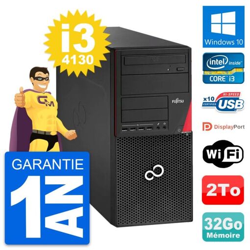 Fujitsu Esprimo P920 Core i3-4130 32GB RAM 2TB HDD Windows 10 Wifi Desktop PC