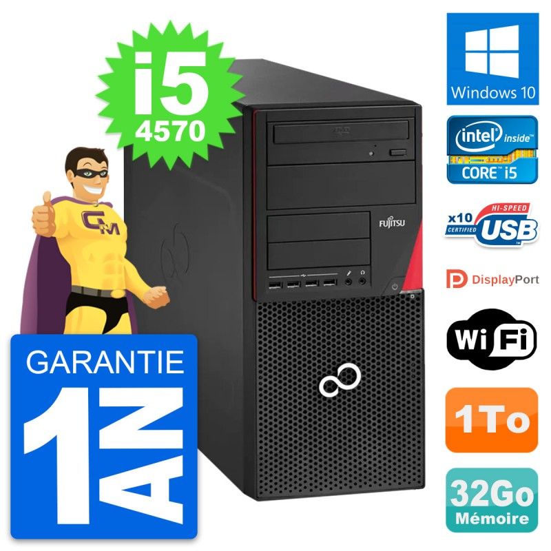 Fujitsu Esprimo P920 Core i5-4570 32GB RAM 1TB Windows 10 PC Tour