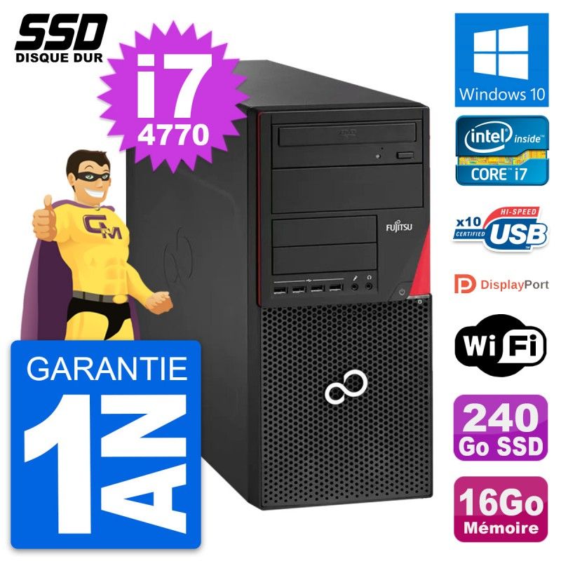 Fujitsu Esprimo P920 Intel i7-4770 16GB RAM 240GB SSD Windows 10 PC Tour