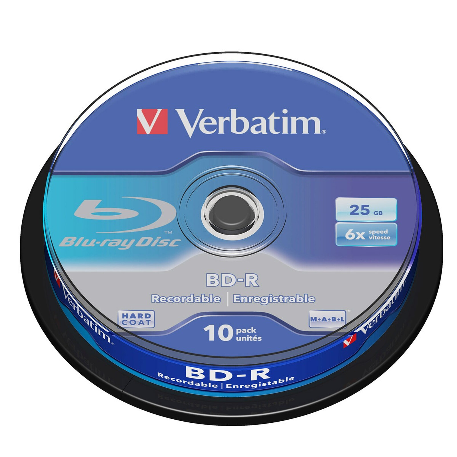 Verbatim BD-R 25 GB certified 6x (per 10, spindle)