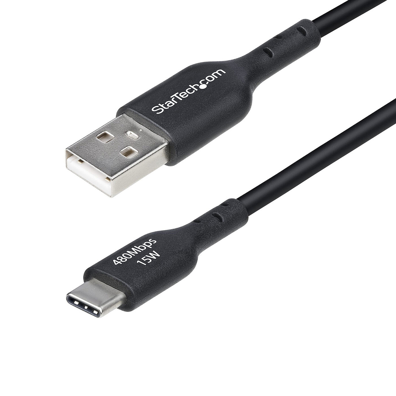 StarTech.com USB-A to USB-C 2.0 cable - 3A - 1 m - Black
