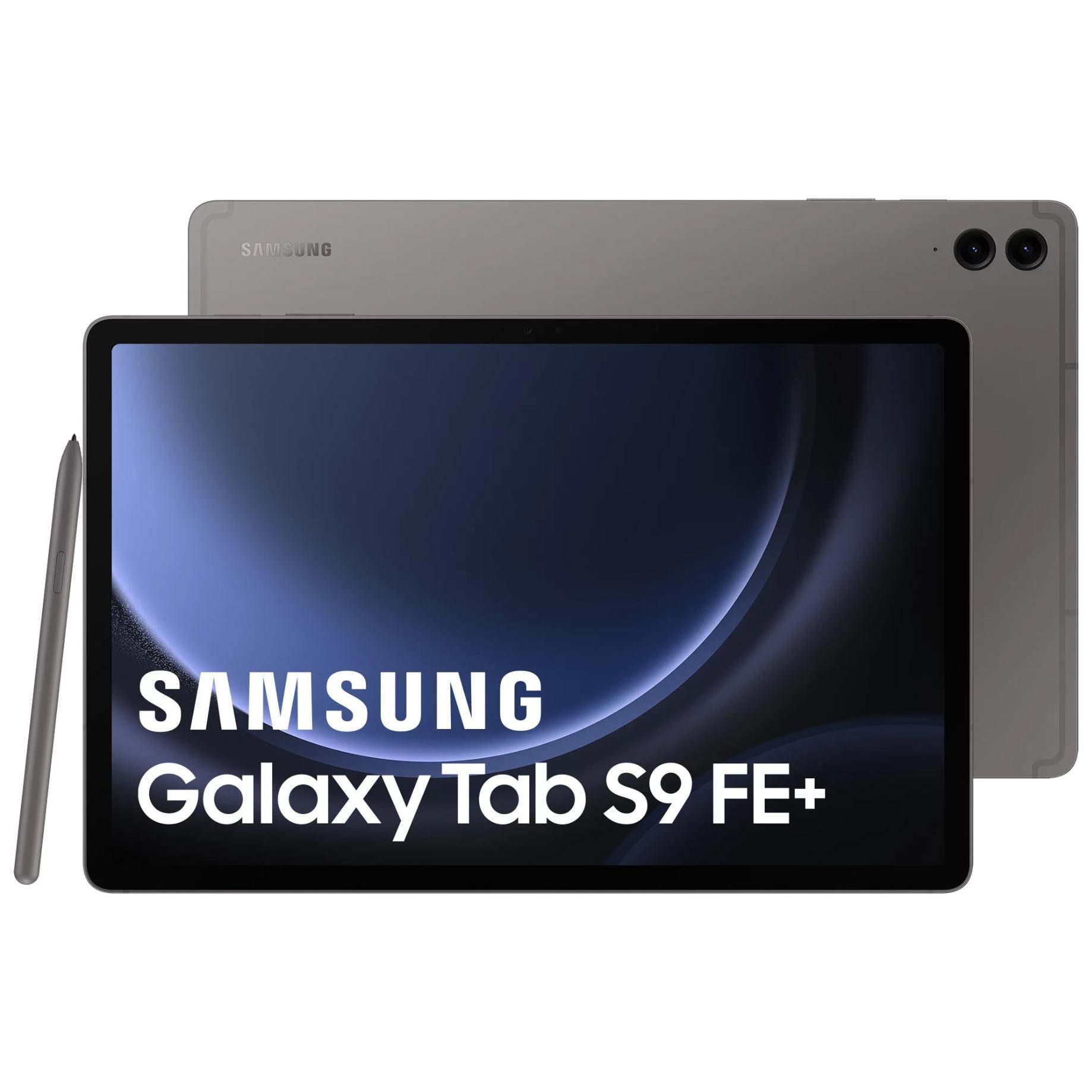 Tablette Samsung Galaxy Tab S9 FE+ 12,4'' - 256 Go, Gris anthracite