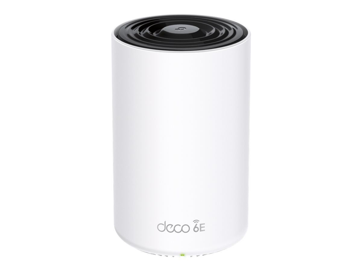 TP-Link Deco XE75 Pro V1 - Wi-Fi System (Router) - Up to 2900 sq. ft. - 1GbE, 2.5GbE Mesh - Wi-Fi 6E - Multi-Band