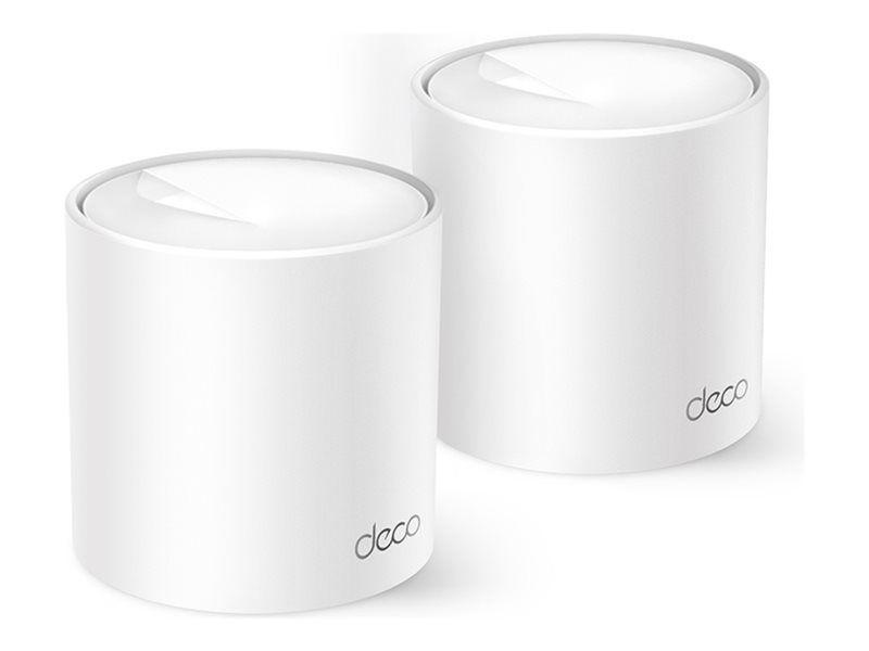 TP-Link Deco X10 V1 - Wi-Fi System (2 Routers) - Up to 3900 sq. ft. - 1GbE Bi-band Mesh