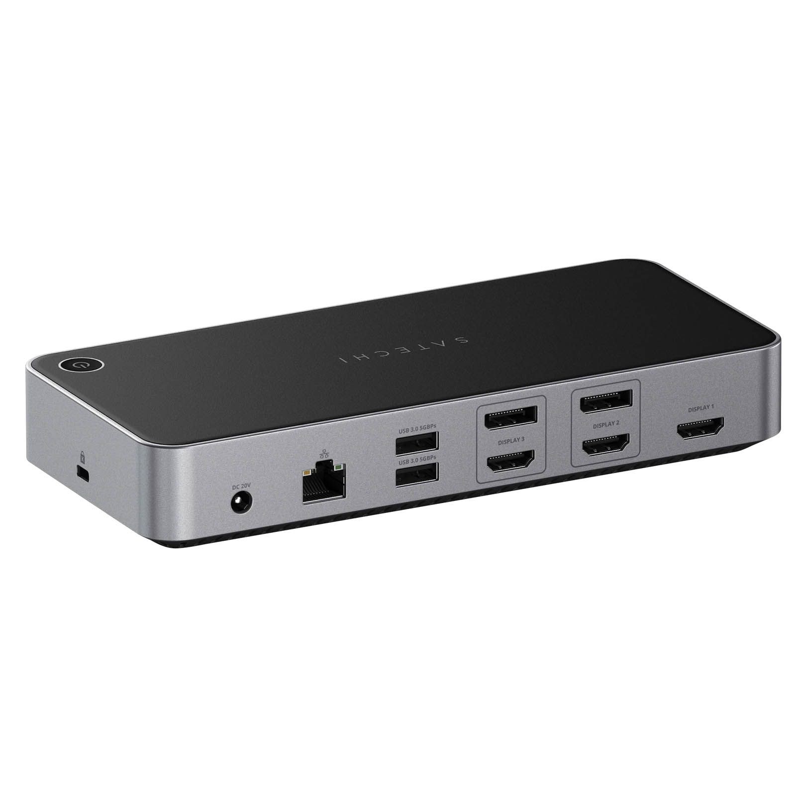 SATECHI Triple Screen Hub for iMac & MacBook 12-in-1, 4K Resolution