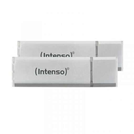 Intenso Ultra Line 64GB USB Flash Drive (2x64GB) - Silver