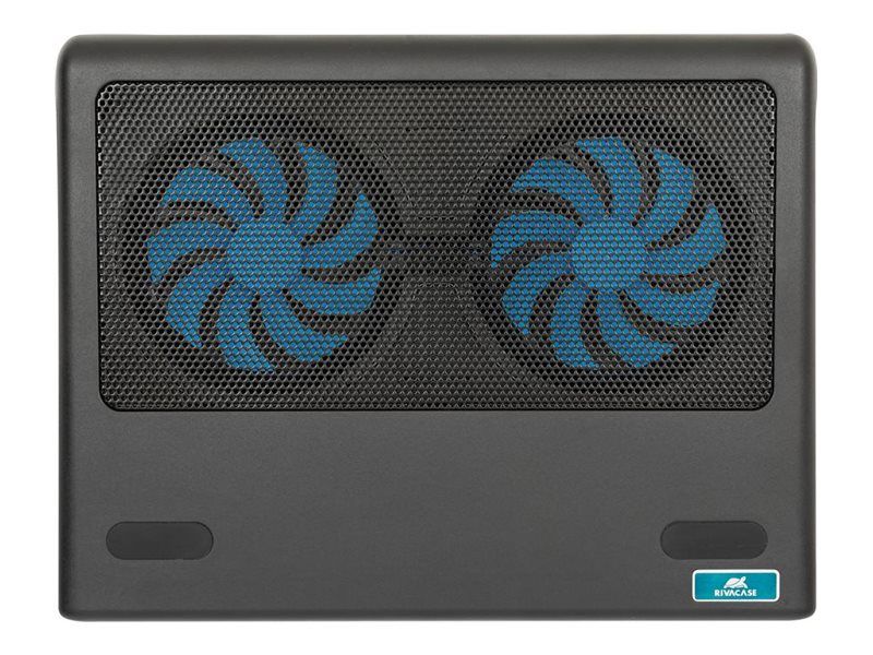 Riva Case Laptop Fan 17.3" with USB Concentrator 2 Ports - Black