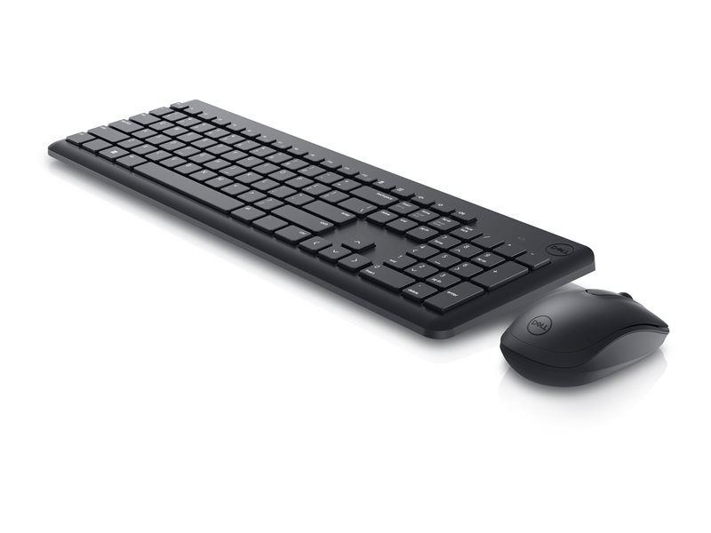 Dell KM3322W Wireless Keyboard and Mouse - AZERTY - French - Black