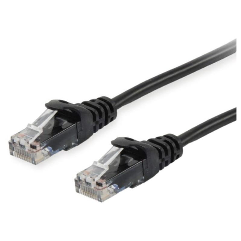 Equip Network Cable - Cat6 UTP, 1m, Black
