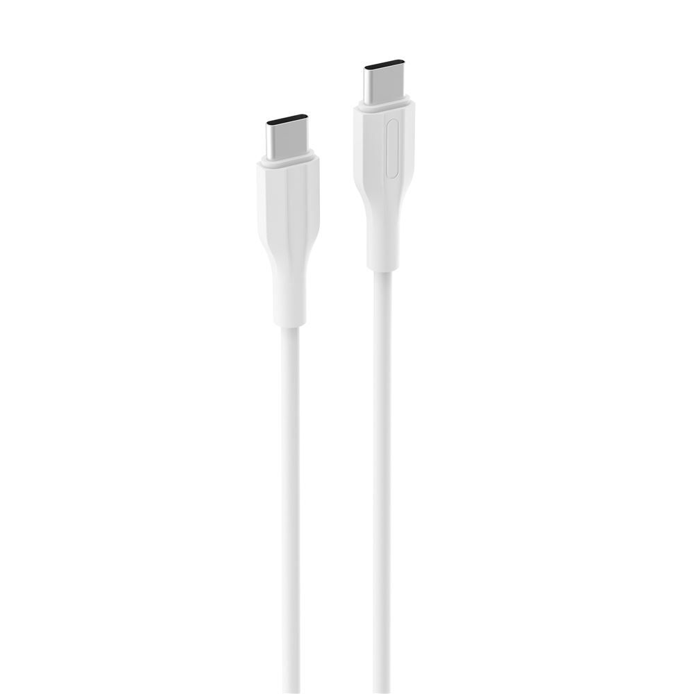 Cable USB-C a USB-C 2M Blanco