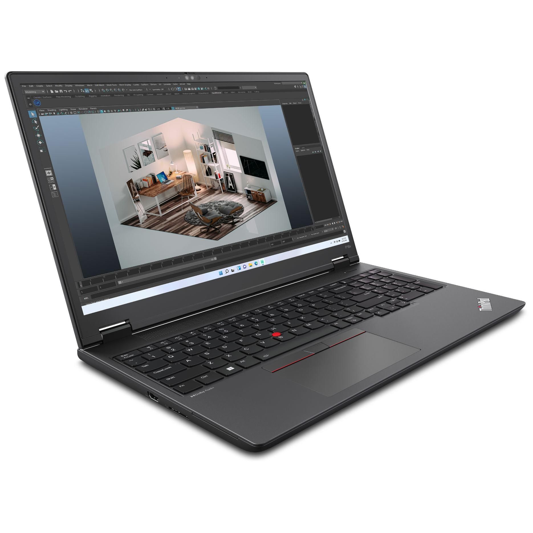 Lenovo ThinkPad P16v Gen 1 - 16" Core i7, 16GB RAM, 512GB SSD, NVIDIA RTX A500, Windows 11 Pro