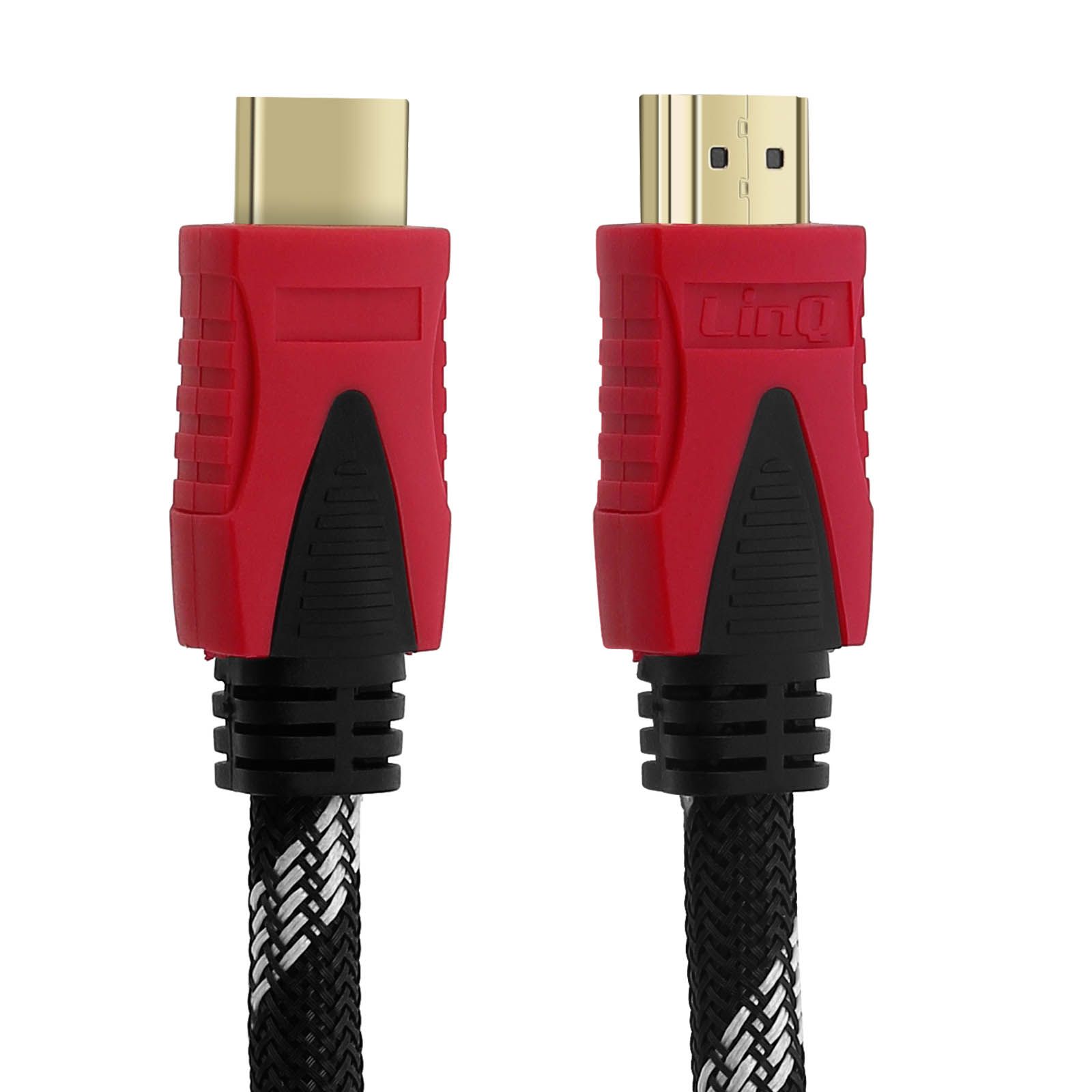 Câble HDMI mâle/mâle LinQ 20m Haute Vitesse 4K Ultra HD