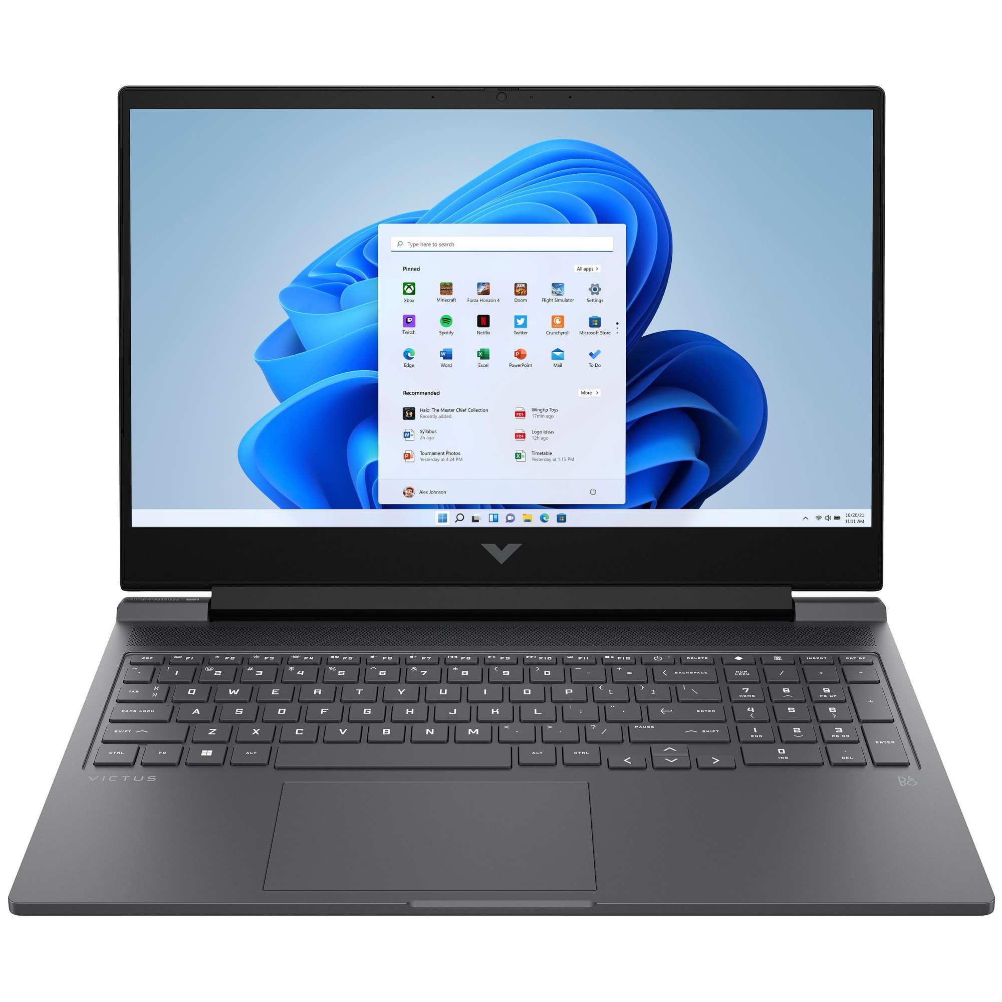 HP Victus Gaming Laptop, 16-s0039nf AMD Ryzen 7 7840HS, 16GB DDR5, 512GB SSD, NVIDIA GeForce RTX 4070, 16.1" Full HD, Wi-Fi 6, Windows 11 Home, Black