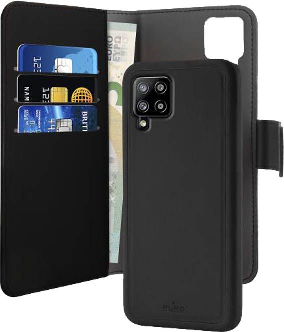 Puro Galaxy A42 5G Magnetic Folio Case - Black