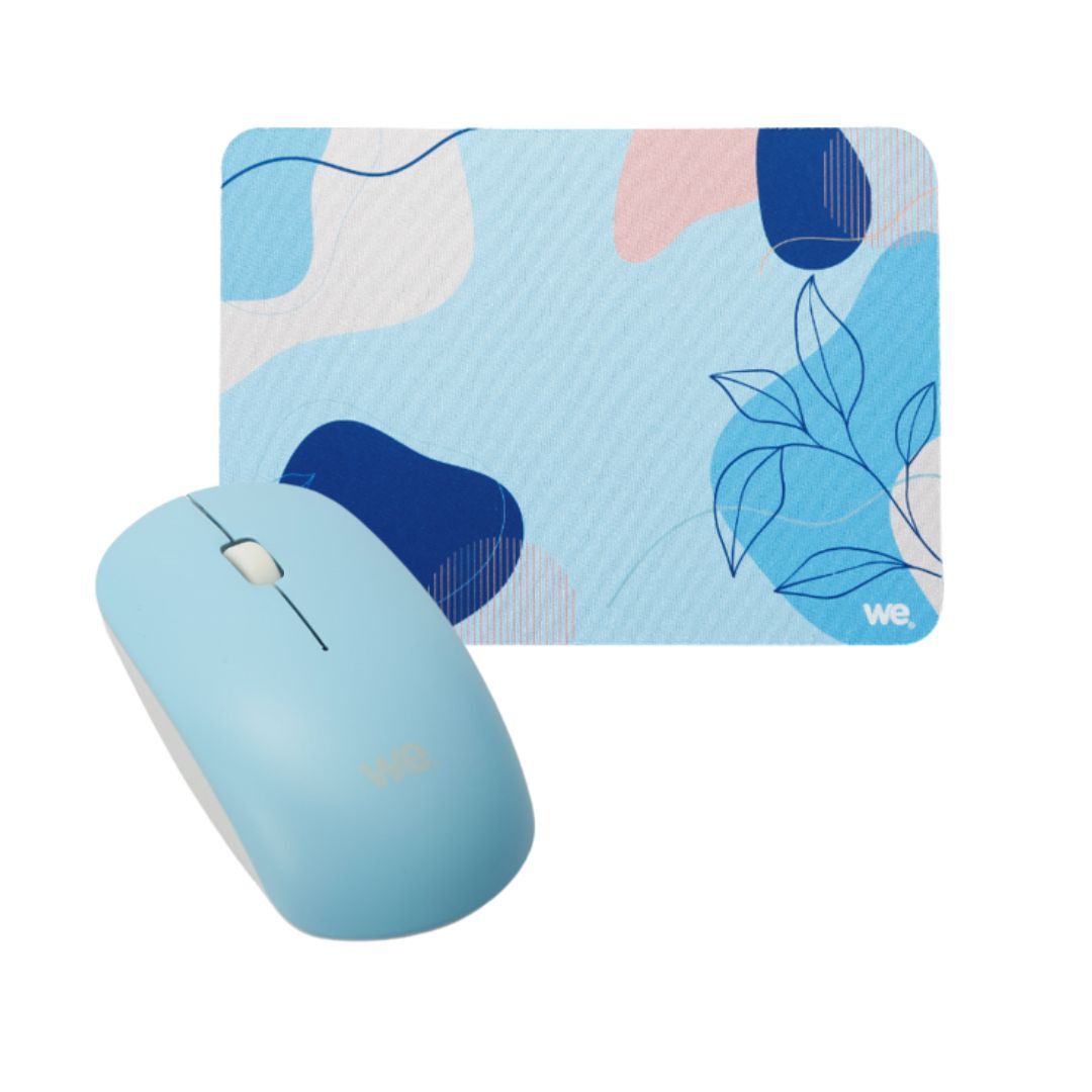 WE Pop Pack Mouse Pad, Abstract Blue Design