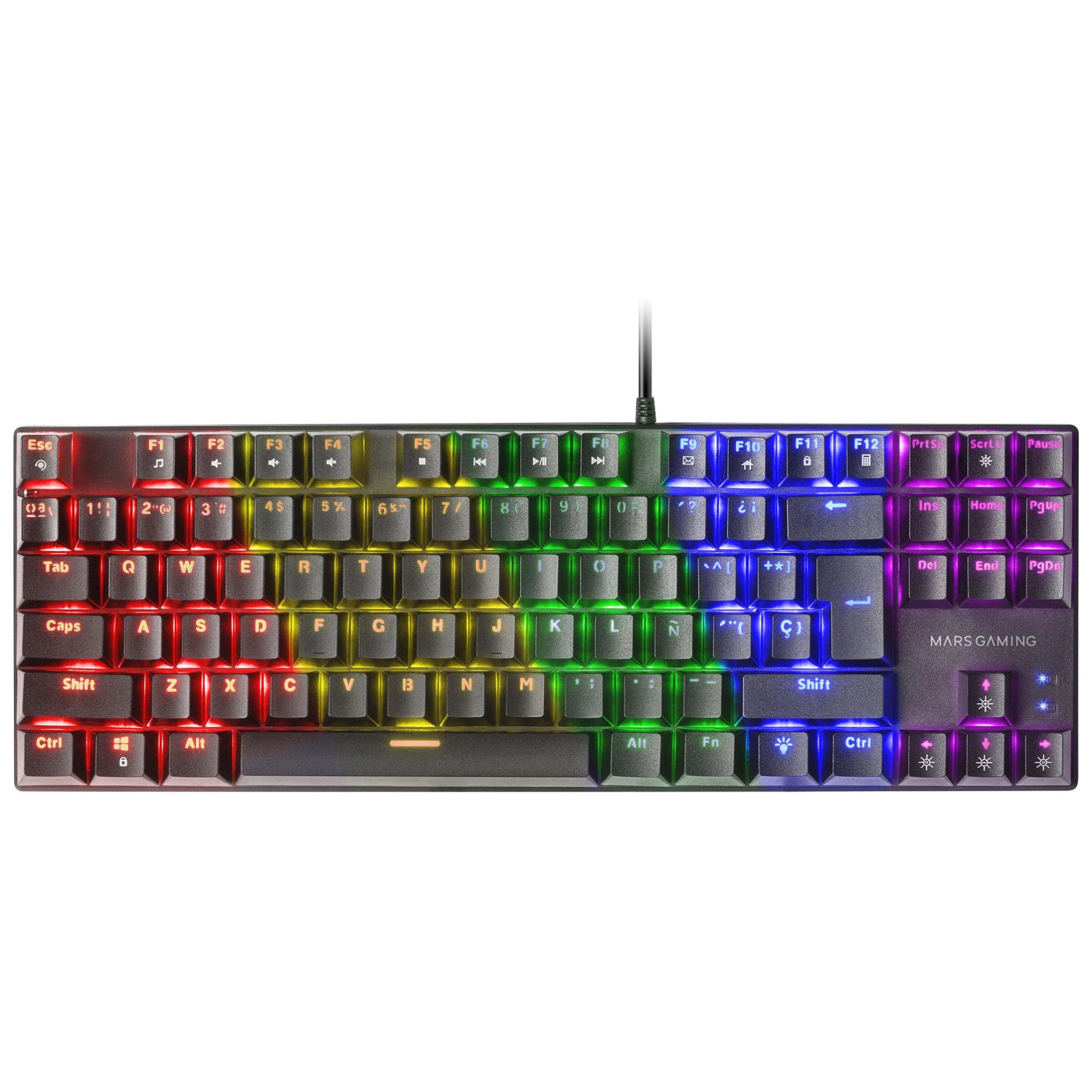 Mars Gaming MK80 AZERTY USB Keyboard - Black