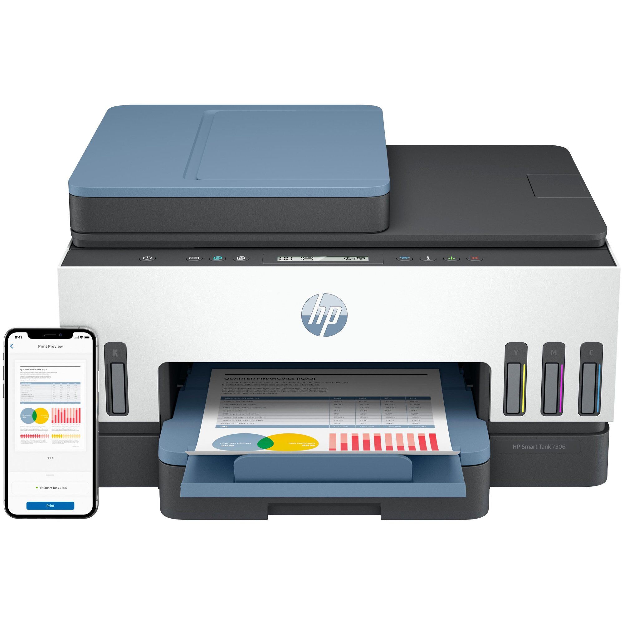 HP Smart Tank 7306 Wireless All-in-One Color Printer