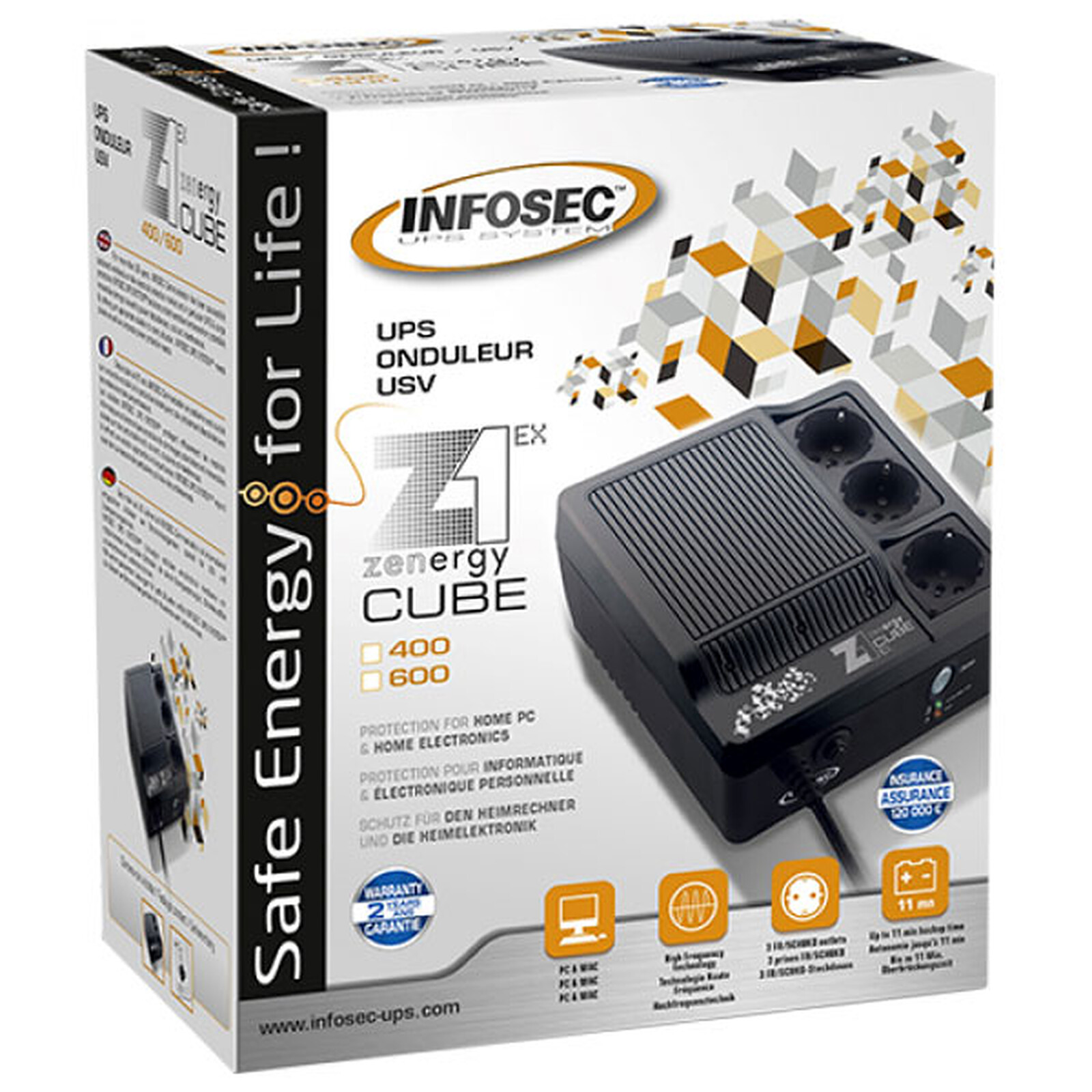 Infosec Z1 Zenergy Cube EX 600