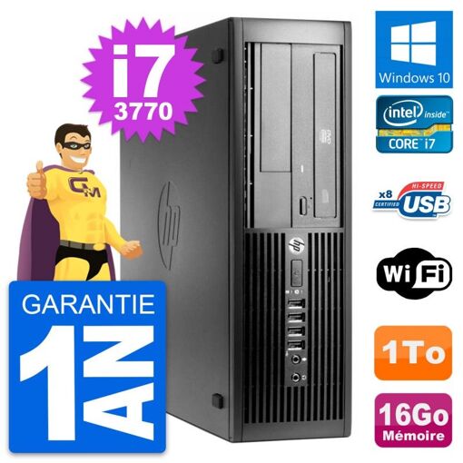 PC HP Pro 4300 SFF - Intel Core i7, 16GB RAM, 1TB HDD, Windows 10, WiFi