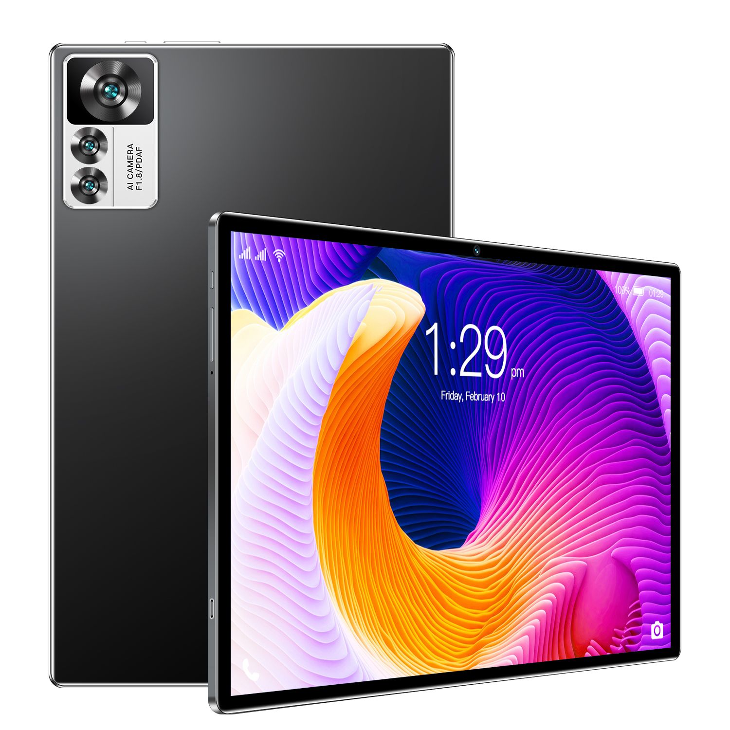 LOIDIS 12S+ (2023) 64GB 10.1-inch Wi-Fi Tablet - Black