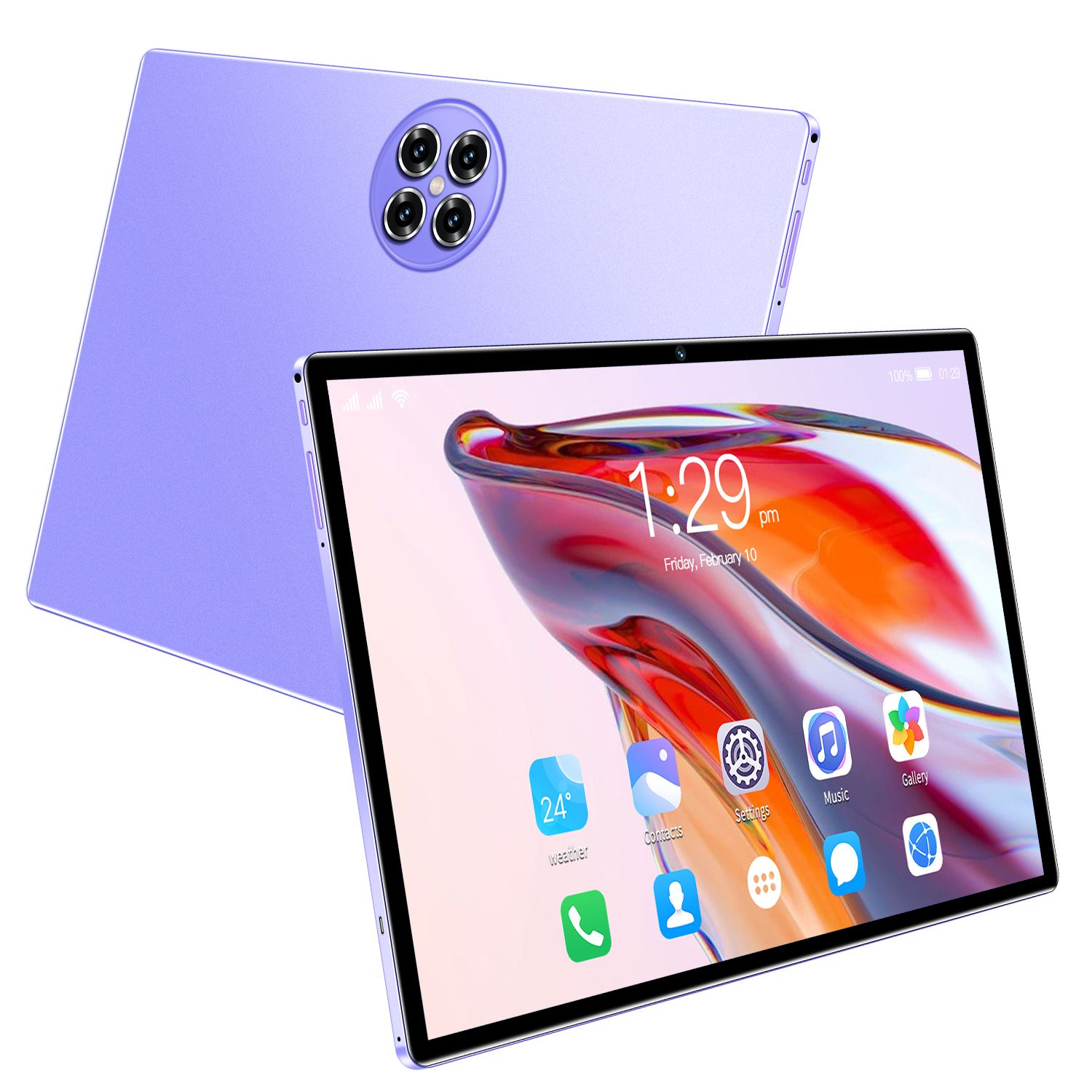 Tablet LOIDIS Mate 50 (2023) 64GB de 10.1 pulgadas con WiFi - Púrpura
