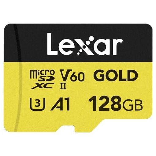 Lexar Media Gold Micro SD Card 128GB V60