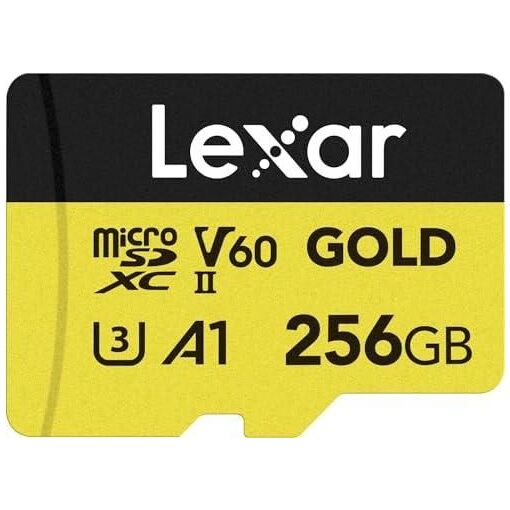 Lexar Gold Micro SD Card 256GB V60