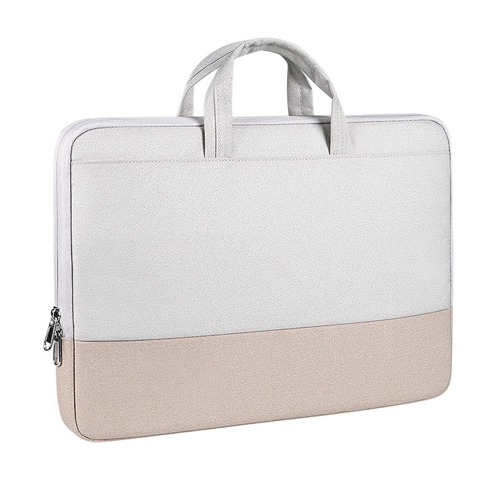 Rayleign Waterproof Laptop Sleeve - padded handle and soft lining in Khaki