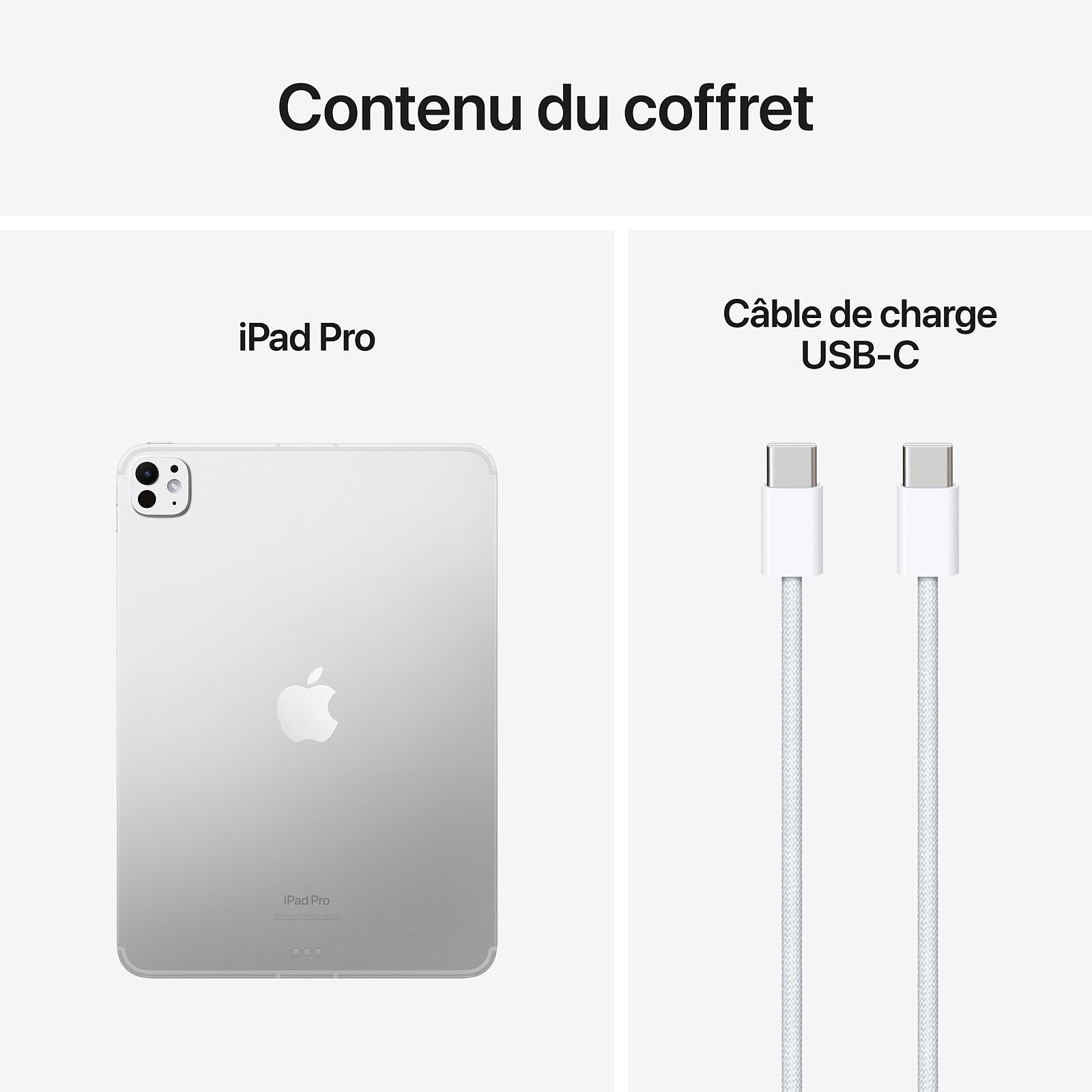 Apple iPad Pro M4 (2024) 11 pouces 256 Go Wi-Fi + 4G Argent