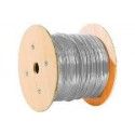 Ekivalan Cat6 Solid Duplex Cable, Grey, 500m