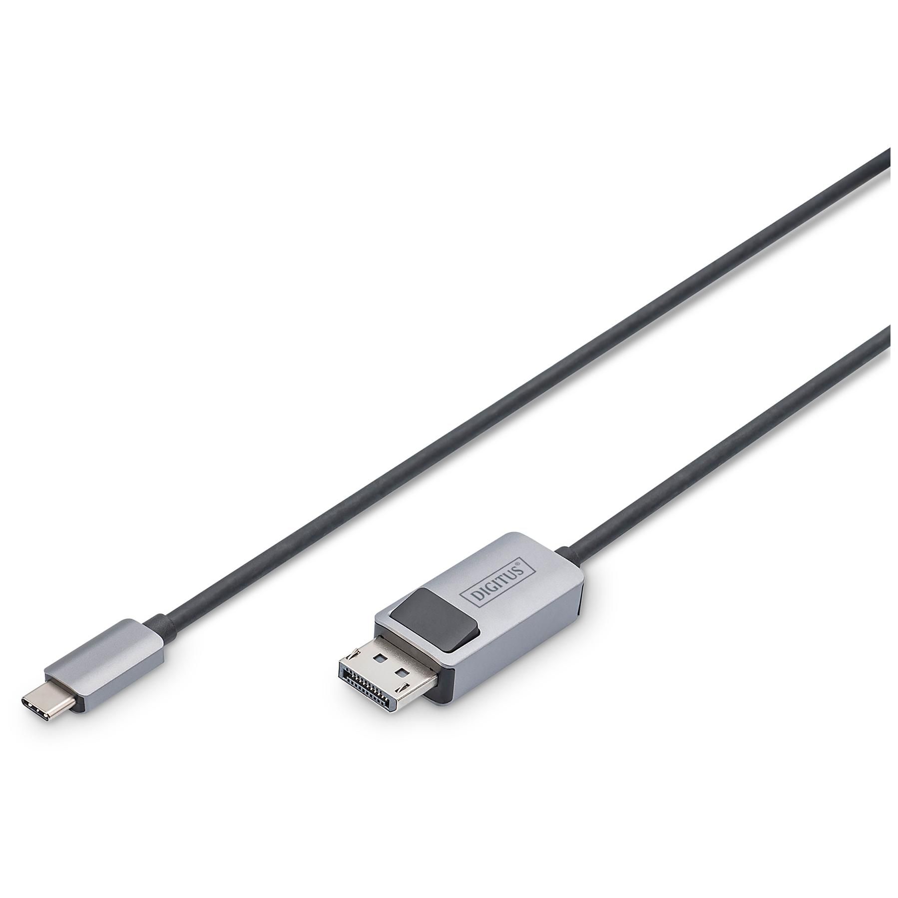 Cable adaptador Digitus USB tipo C a DisplayPort
