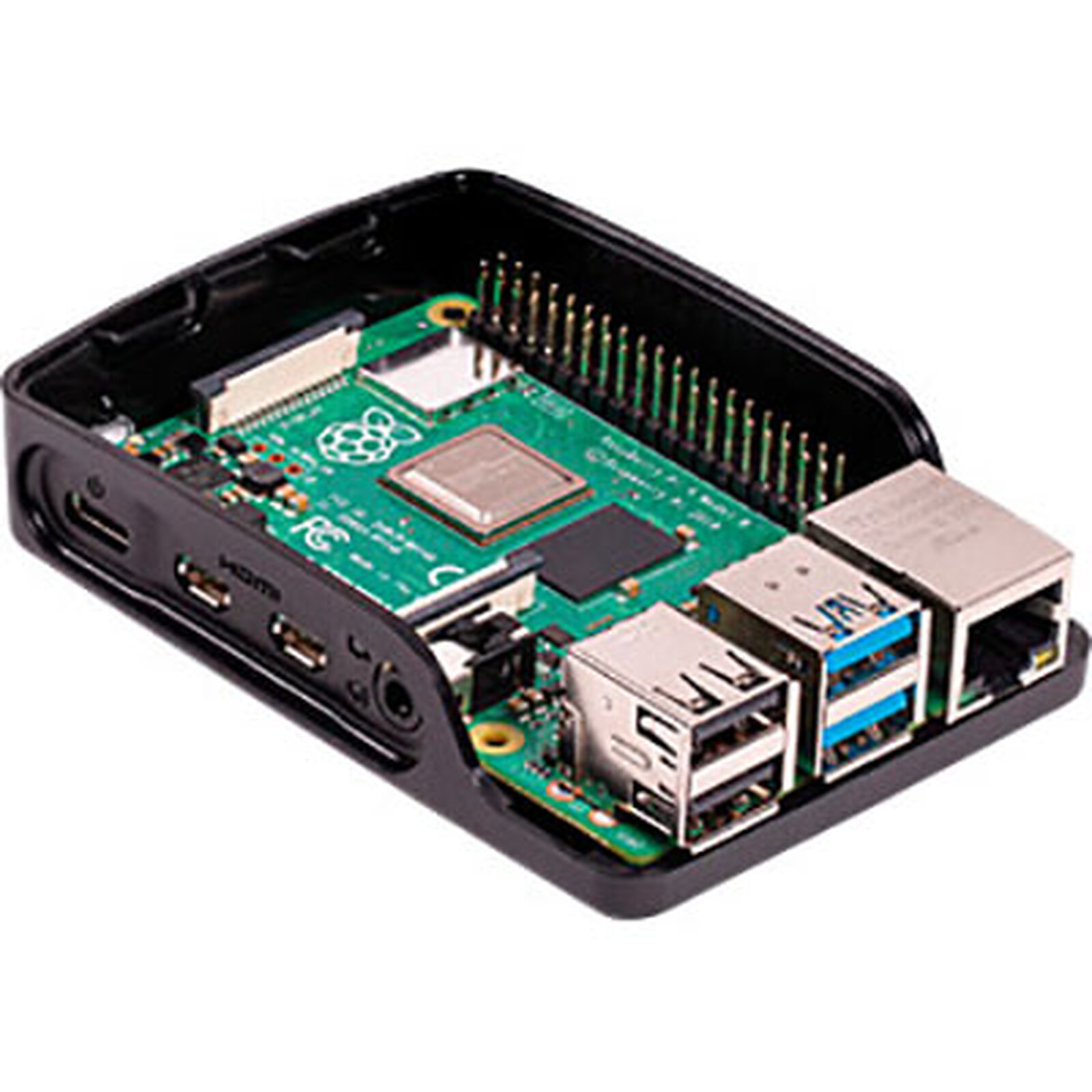 Raspberry Pi 4B Case Black