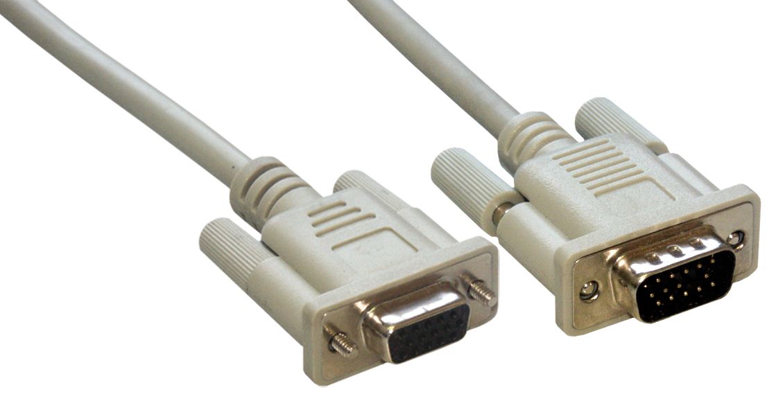 MCL Samar SVGA HD15 Male/Female Blind Plug Extension Cable - 2m