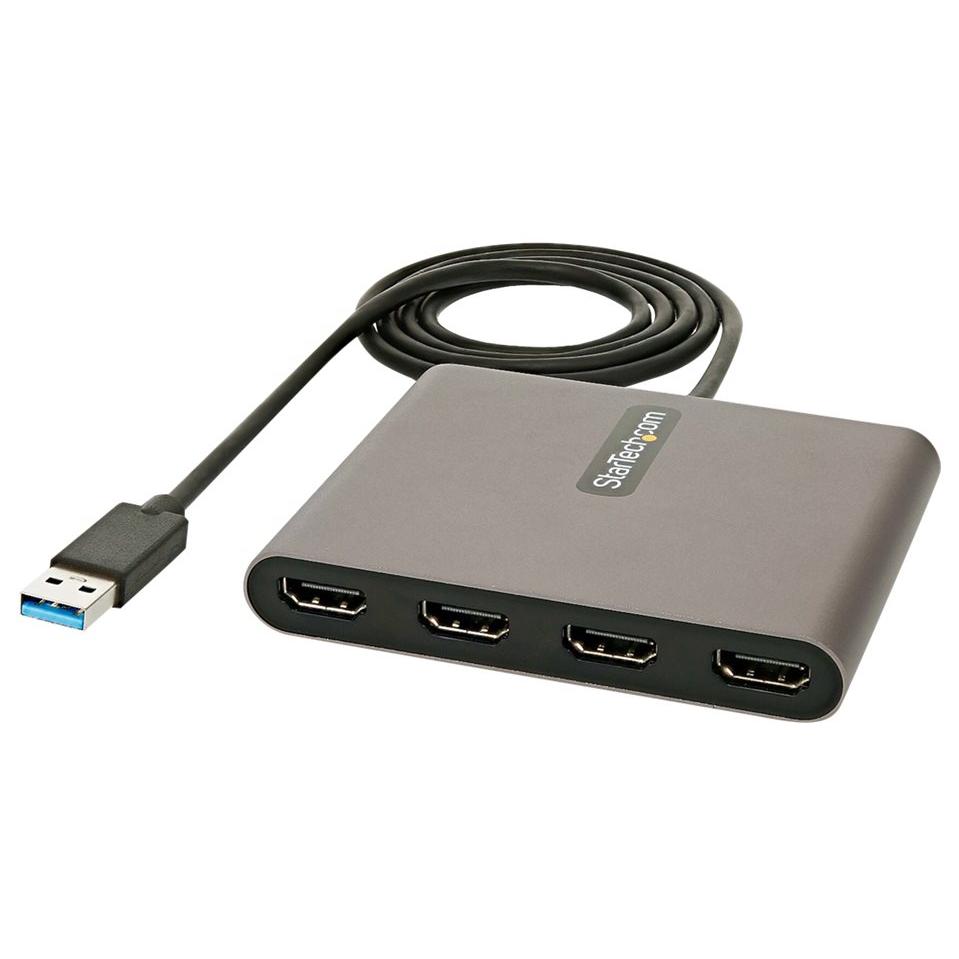 Adaptador StarTech de 4 HDMI - Tarjeta gráfica externa