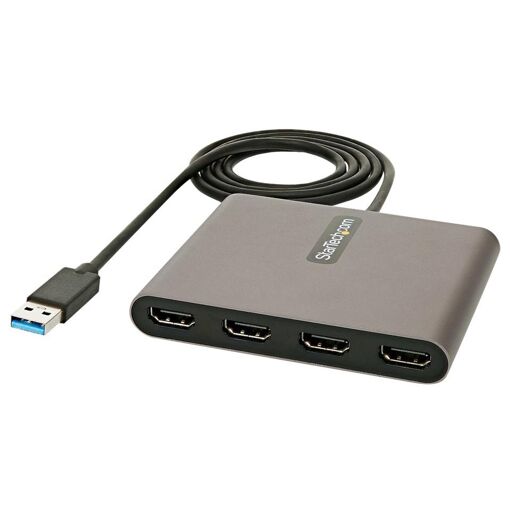 StarTech 4-Port HDMI Adapter - External Video/Graphics Card