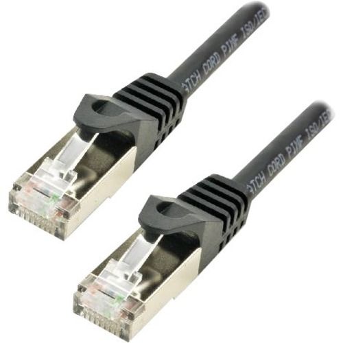 MCL RJ-45 (M) to RJ-45 (M) Cable - 2m - 6.2mm - S/FTP CAT 7 - Halogen Free, Molded, Hookless - Black
