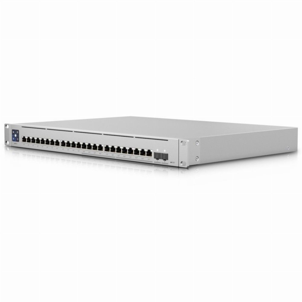 Commutateur Ubiquiti UniFi USW-ENTERPRISE-24-POE-EU 2,5 G Ethernet (100/1000/2500) avec alimentation PoE, blanc