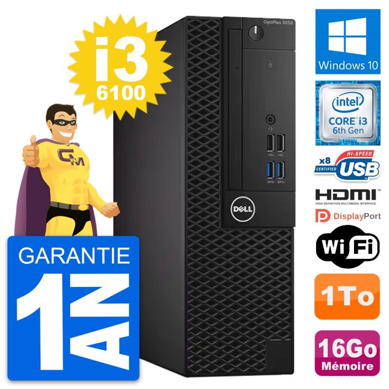 Ordinateur de bureau Dell OptiPlex 3050 SFF
