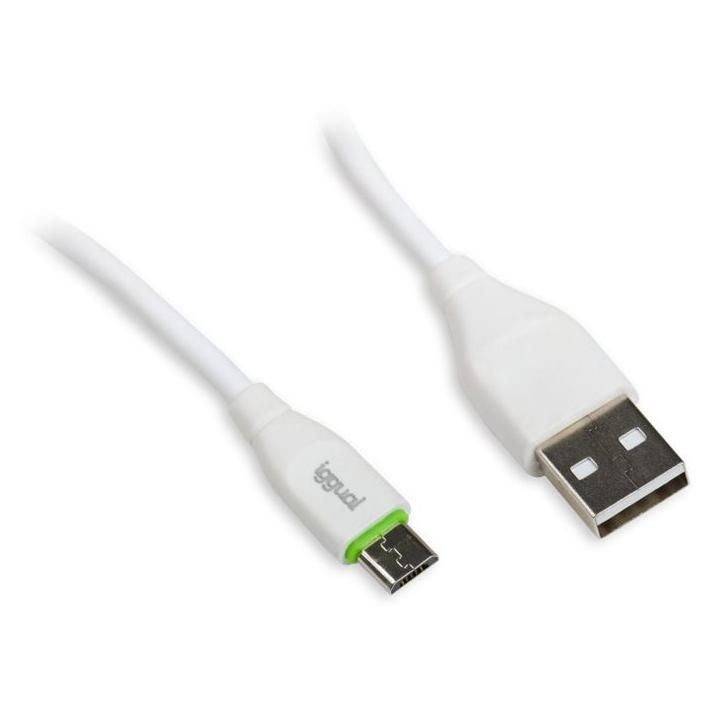 Igual USB Cable - 1m, USB A to Micro-USB B, 2A, White