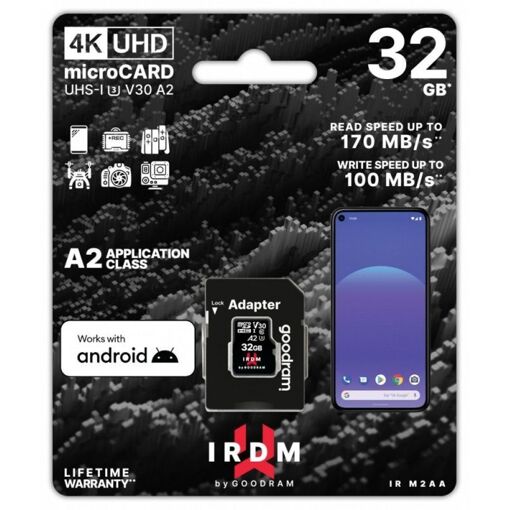 Goodram M2AA 32GB MicroSDHC UHS-I Class 10