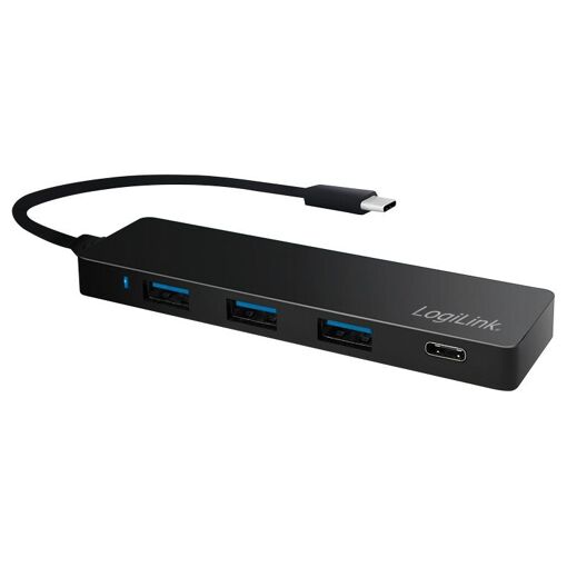 LogiLink UA0311 USB 3.2 Gen 1 (3.1 Gen 1) Type-C Hub & Adapter - Black