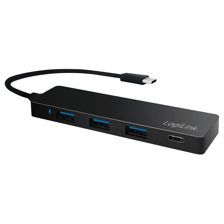Hub et adaptateur LogiLink UA0311 USB 3.2 Gen 1 (3.1 Gen 1) Type-C - Noir
