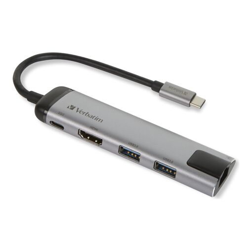 Verbatim USB-C Docking Station with HDMI and 1GbE