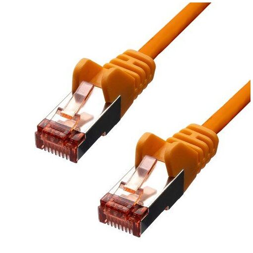 ProXtend Network Cable - 20m, Cat6, UTP, Shielded, Molded, RJ-45 Male to RJ-45 Male - Orange
