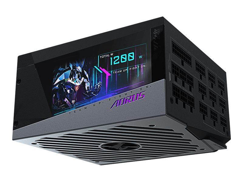 Gigabyte AORUS P1200W - 1200W ATX Power Supply with 80 PLUS Platinum Certification