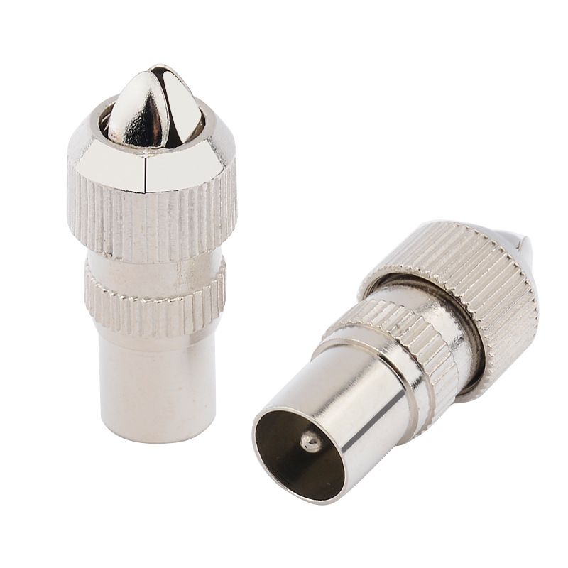 Conjunto de 2 antenas de video Greatmall con cabeza RF macho de 9.5 y mango de bambú