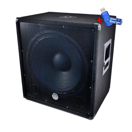 BM Sonic Active Subwoofer 46cm 1200W Full Range + USB 32GB Key