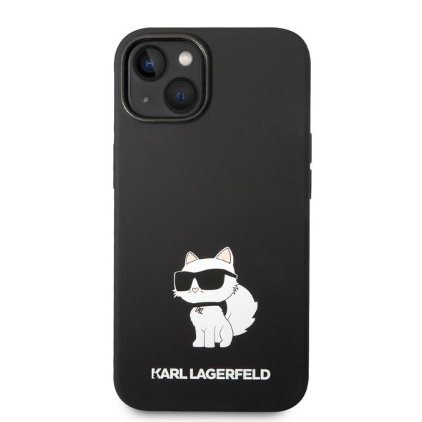 Fundas de Karl Lagerfeld Choupette para iPhone 14 Plus, Negro
