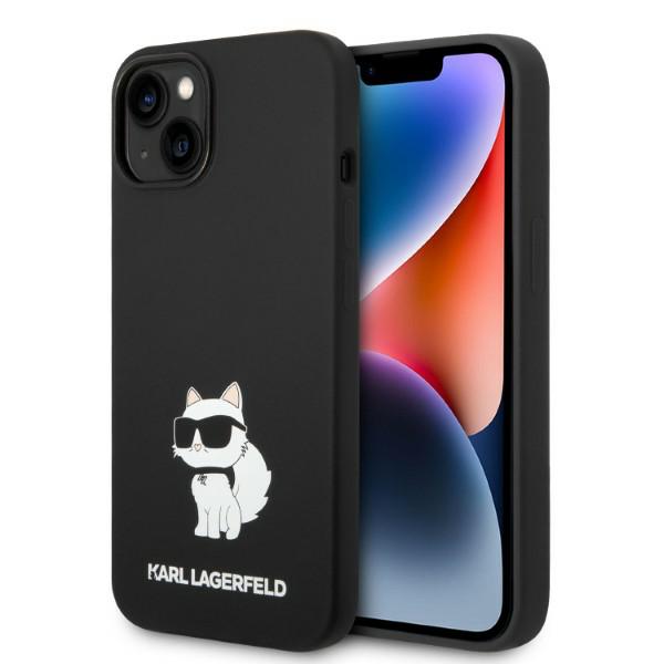 Fundas de Karl Lagerfeld Choupette para iPhone 14 Plus, Negro