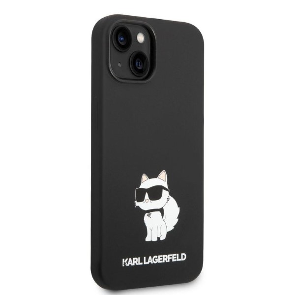 Fundas de Karl Lagerfeld Choupette para iPhone 14 Plus, Negro